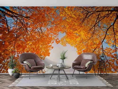 Gelb baum herbst - 3d,