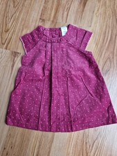 Mädchenkleid/Babykleid, Feincordkleid mit Dots, Größe 68, Neu!