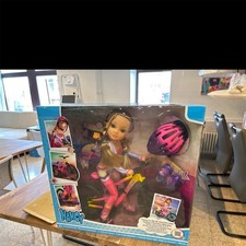 Bewegliche Puppe Kniegelenken und Puppenfahrrad Spielzeug UVP59€