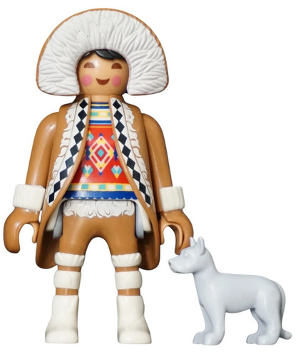 Playmobil figur eskimo mit - playmobil,