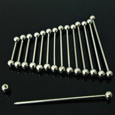 ZUNGE PIERCING STAB GERADE