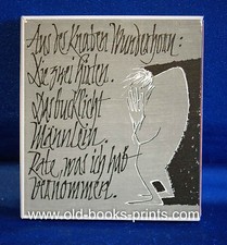 From the Boy Wunderhorn -