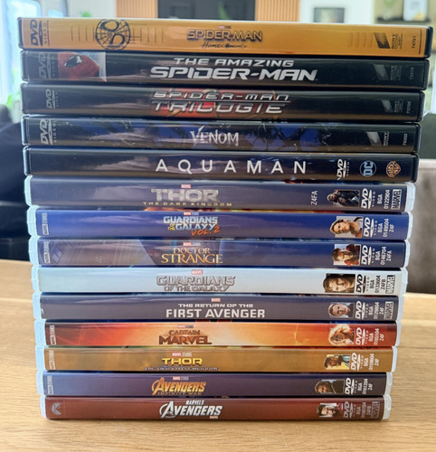 Marvel dcu mcu dvd - marvel, set
