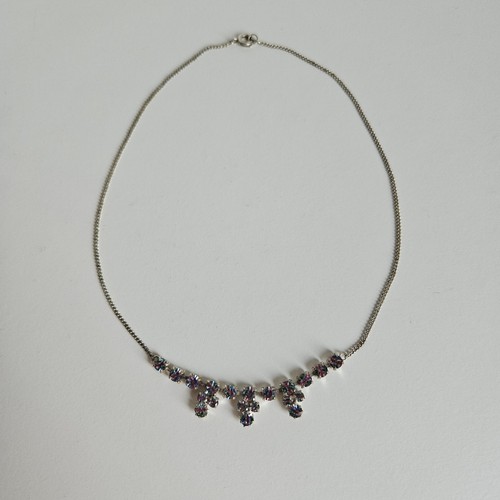 Halskette collier rheinkiesel - collier,