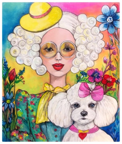 Original kunstwerk popart - original,
