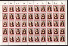 4 Pf Mona Lisa Mi 148 II ** kpl. Bogen Luxus!