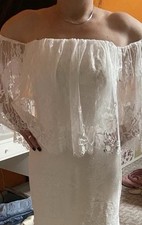 Schulterfreies Brautkleid