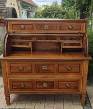 Sekretär Kommodensekretär Louis Seize Sideboard Empire Biedermeier Nussbaum