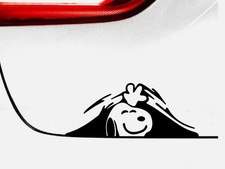 Sticker Snoopy 20x8cm in black