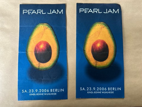 Pearl jam konzerttickets - x2,