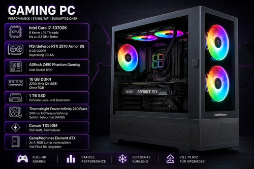 Full gaming rtx 2070 - gaming,