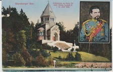Ak  Sternberger See 1918 Votivkirche zu Berg f. König Ludwig II. München Kempten
