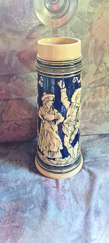 Steingut steinzeug bierkrug - steingut/steinzeug,