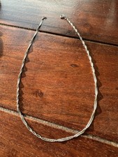 Singapur Kette Halskette aus 925er Silber - 33cm