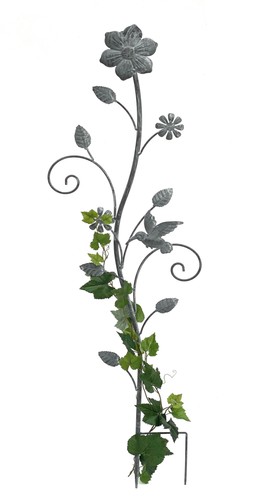 Rankhilfe mit blumen - mit,