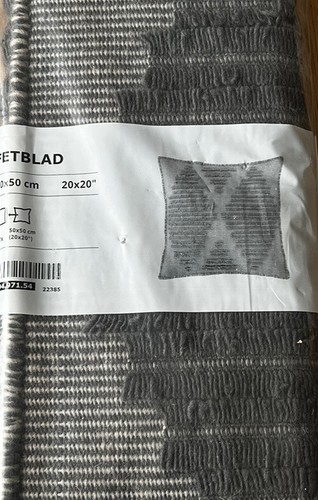 Ikea fetblad grau kissenbezug - grau,