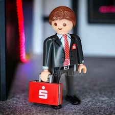 PLAYMOBIL 30799642 BANKANGESTELLTER SPARKASSE WERBEFIGUR PROMO / 2014