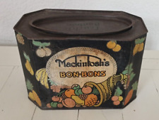 Schöne alte XOX Mackintosh Bon-Bons Blechdose Dose