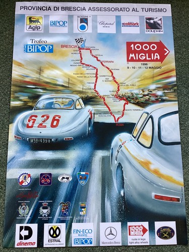 Original mille miglia poster - mille,