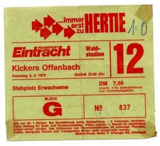 Ticket BL Eintracht Frankfurt