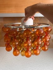 Vintage Kronleuchter aus Kunststoff 1970 - an Bastler - nicht vollständig