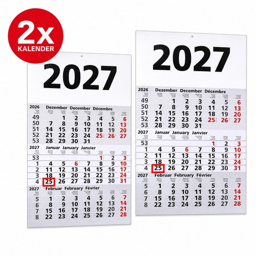 Wandkalender 2027 planer - 2027,