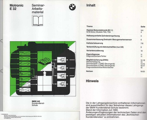Bmw technische information - bmw,