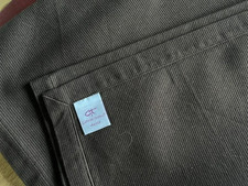 Garnier Thiebaut 2 Tischläufer MONOCHROME chocolat, 44x184cm 100% Cotton NEU