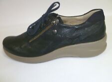 8 42 8,5 42,5 Fidelio Sneaker  Slipper mit Reißverschluss Schuhe Leder blau