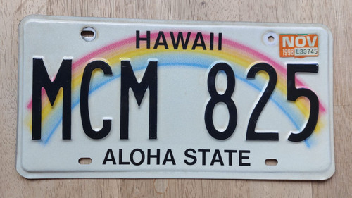 Nummernschild usa hawaii - nummernschild,