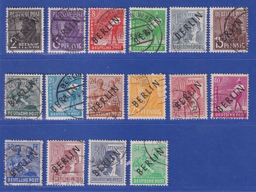 Berlin 1948 schwarzaufdruck - 1948,