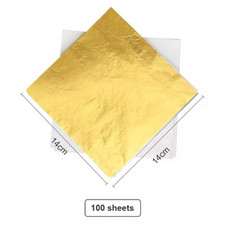 100 x Blattgold Schlagmetall