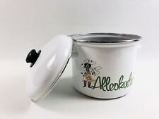 Topf Gemüsetopf Schmor Topf Alles Kocher 9 Liter  Einkoch Topf in weiß