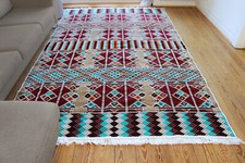 Neu 190x300 cm ,Waschbarer Teppich ,Carpet , Kelim,Rug Damaskunst S 1621E