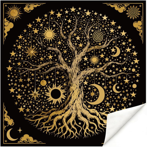 Tarot tischdecke samt - tarot,