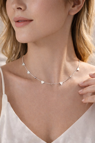 Halskette herz silber - herz,