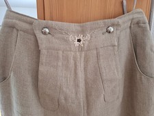 Country Line Damen Trachtenhose 3/4 Lang - Oktoberfest Outfit Wiesn