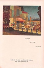 Goldoni - Robert E. Stübner - 1925 - Historischer Kunstdruck ~16x24cm