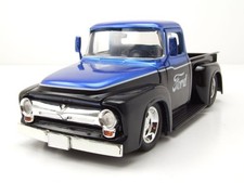 Ford F-100 Pro Stock Pick Up 1956 schwarz blau Modellauto 1:24 Jada Toys