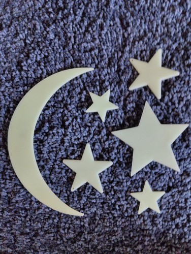 Leuchtsterne kinderzimmer mond - leuchtsterne,