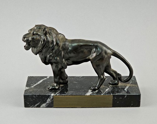 Skulptur löwe bronze auf - löwe,