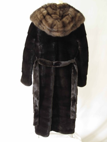 Luxury black glama mink fur - luxury,