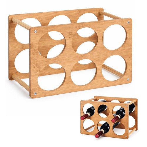 Weinregal bambusholz für - weinregal,