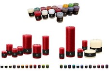 Rustik Kerzen Stumpenkerzen 90x58mm durchgefärbt 8er Pack Kerzen Wiedemann GmbH