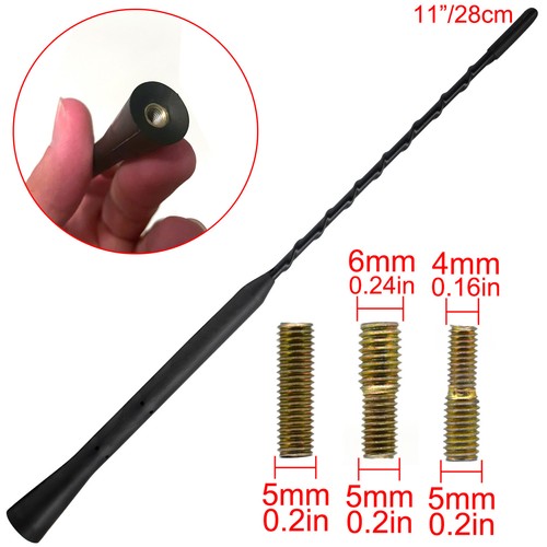 28cm auto antennestab - 28cm, dach