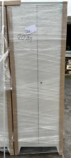Portofino Stahl Spind Kleiderschrank 2 Abteile 180x61x50 cm 527-2011
