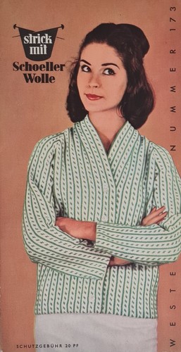 60er retro strickanleitung - 60er,