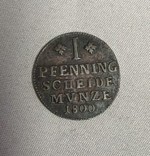 Braunschweig Wolfenbüttel 1 Pfennig 1800 Karl Wilhelm Ferdinand #812