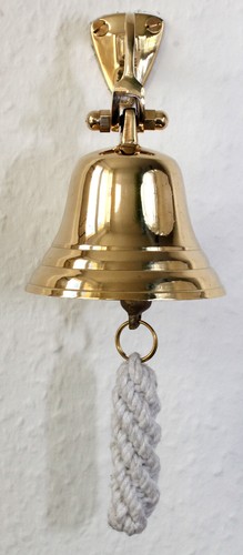 Wandglocke poliertes messing - wandglocke,