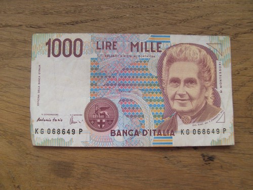 Italien 1000 lire maria - 1000,